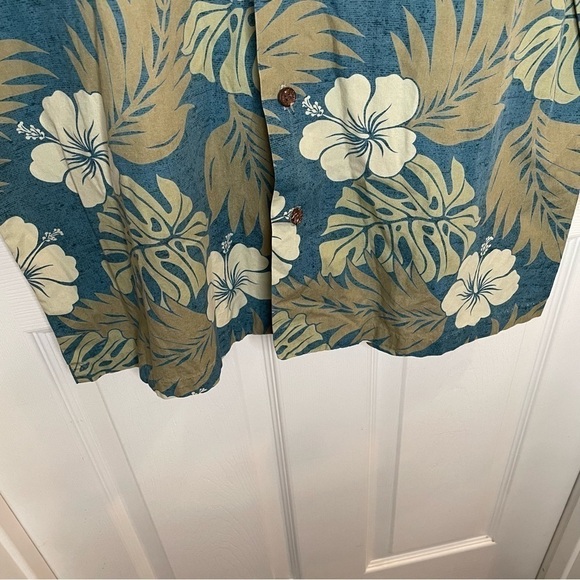 Vintage 70s RJC Floral Hawaiian Button Down Shirt L - Picture 5 of 10